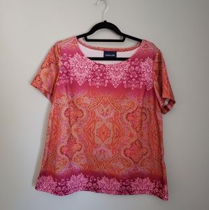 3/$30 Boho patterned tee